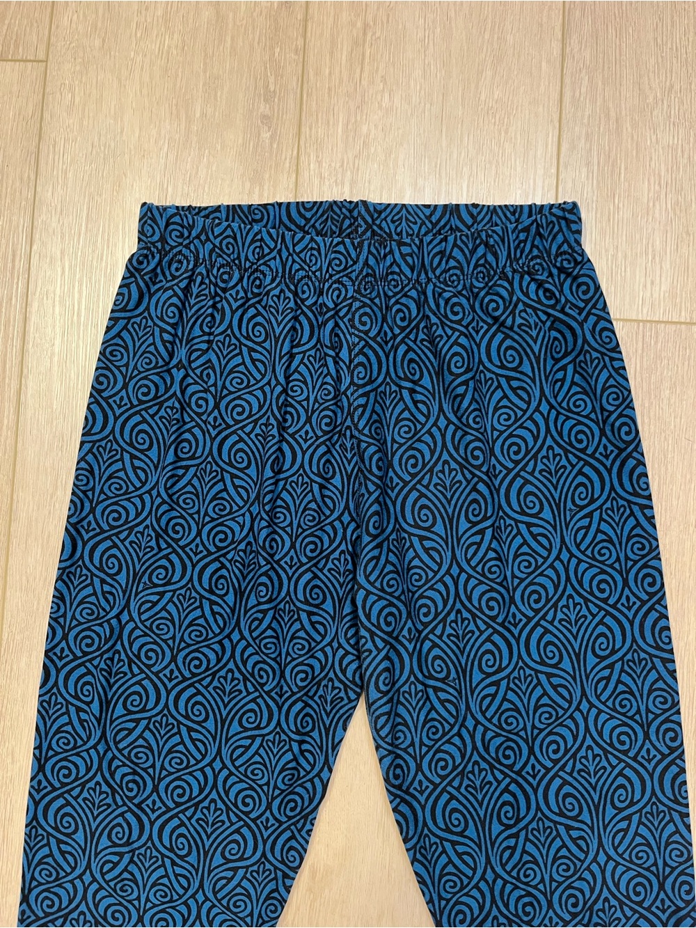 SWEETLEGS Navy Blue Print Leggings - FREE SHIPPING on Bundles $95+